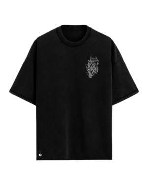 Camiseta Acid Wash Gato espalda