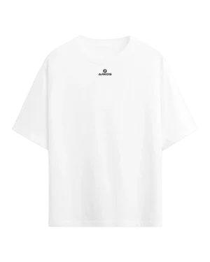 Camiseta Oversize Blanca – Guerrero contra dragón