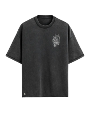 Camiseta Acid Wash Gato